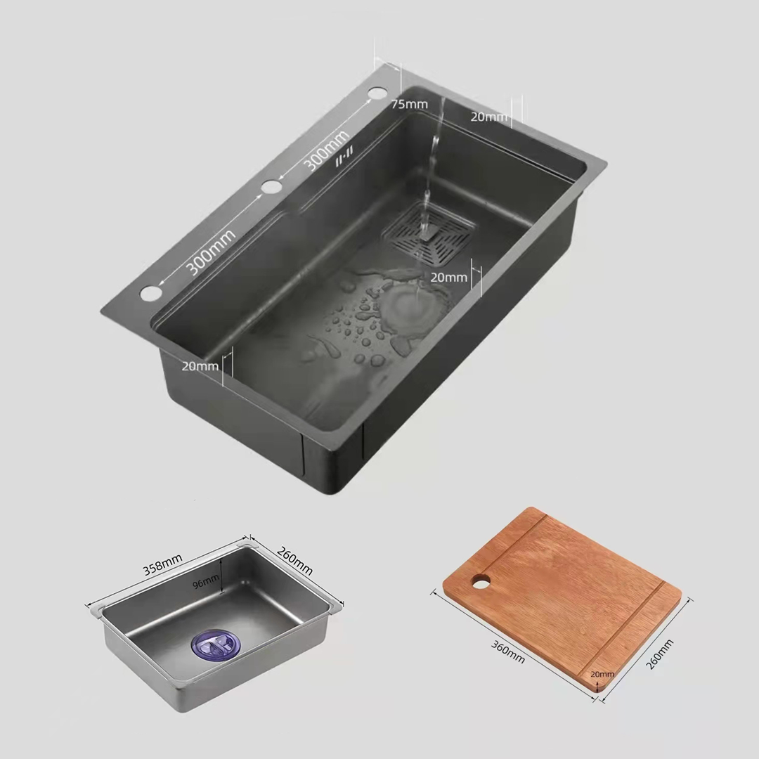 Tesrin YN-K001 Handmade Stainless Steel Kitchen Sink