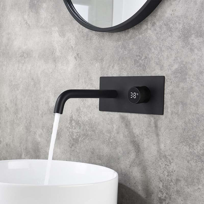 Tesrin Concealed In-Wall Basin Faucet with Digital Display