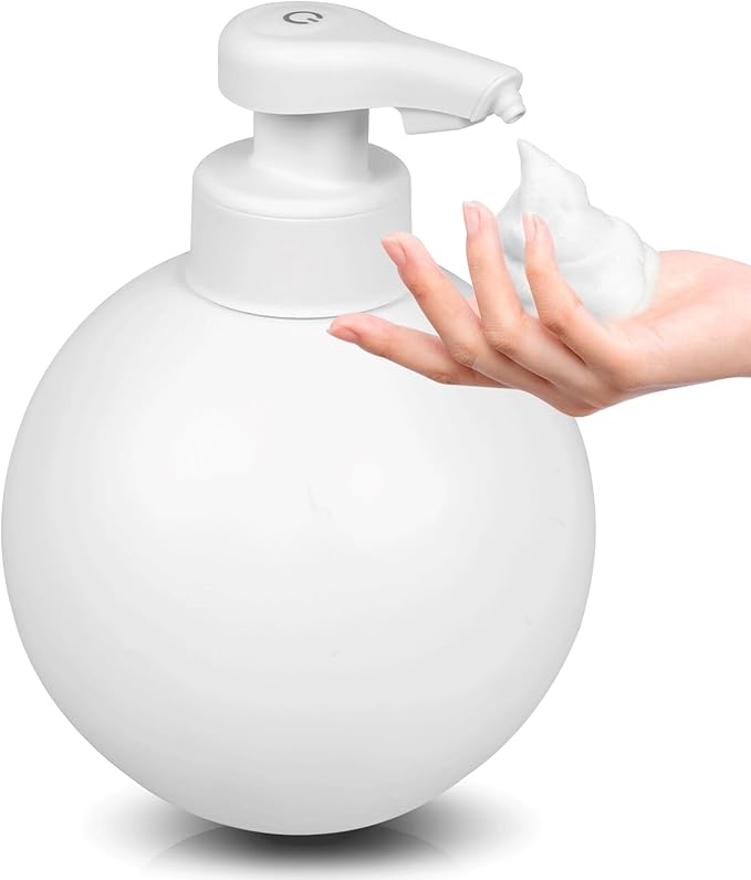 Tesrin resin classic spherical bottle automatic soap dispenser