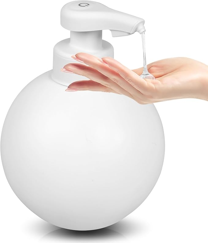 Tesrin resin classic spherical bottle automatic soap dispenser