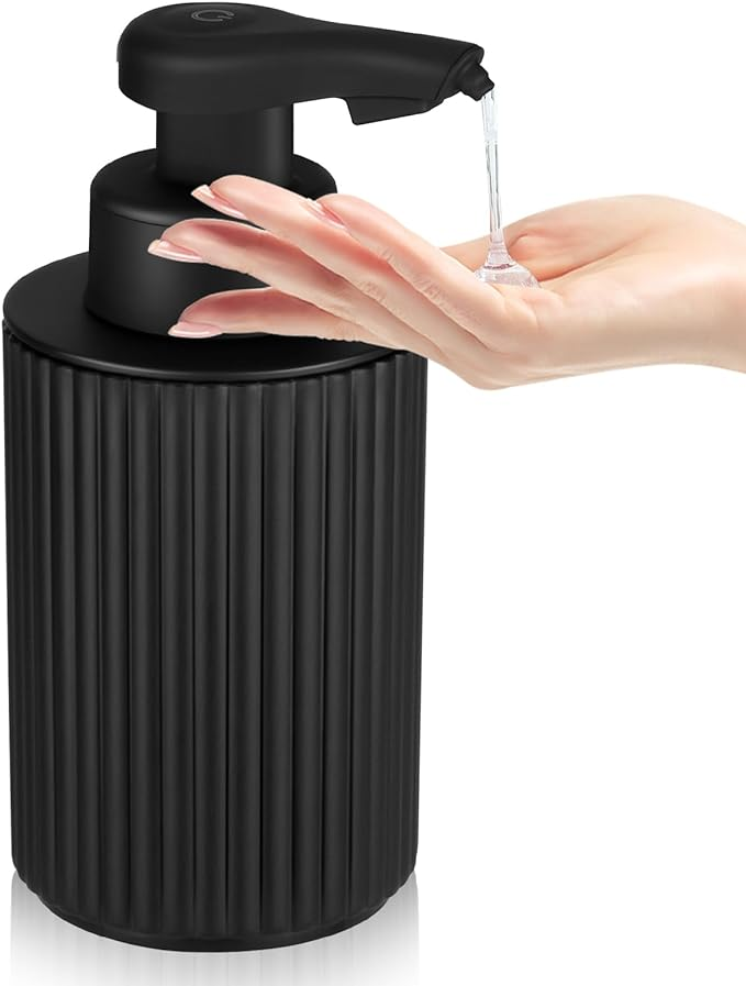 Tesrin PET Classic vertical stripe design Automatic Soap Dispenser