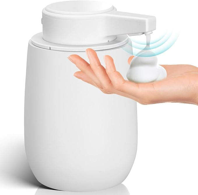 Tesrin Resin Cylindrical automatic soap dispenser