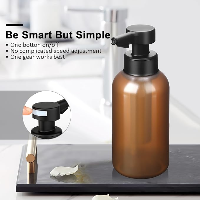 Tesrin Plastic Cylindrical automatic soap dispenser