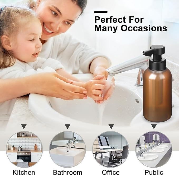 Tesrin Plastic Cylindrical automatic soap dispenser