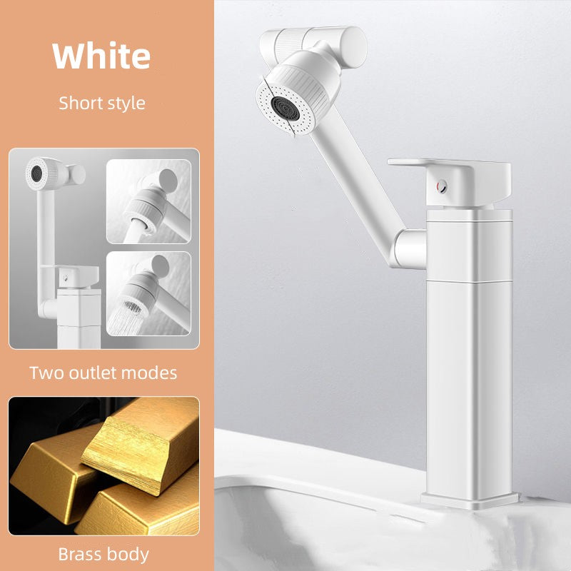 Tesrin MF003 Fashionable and Simple Cold and Hot Rotation Basin Faucet