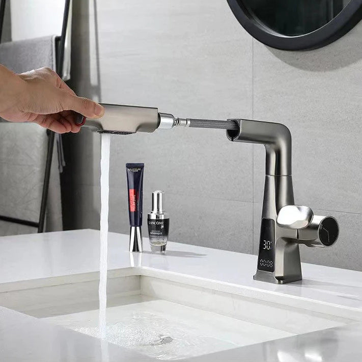 Tesrin MF102-1 Automatic Reset Basin Faucet