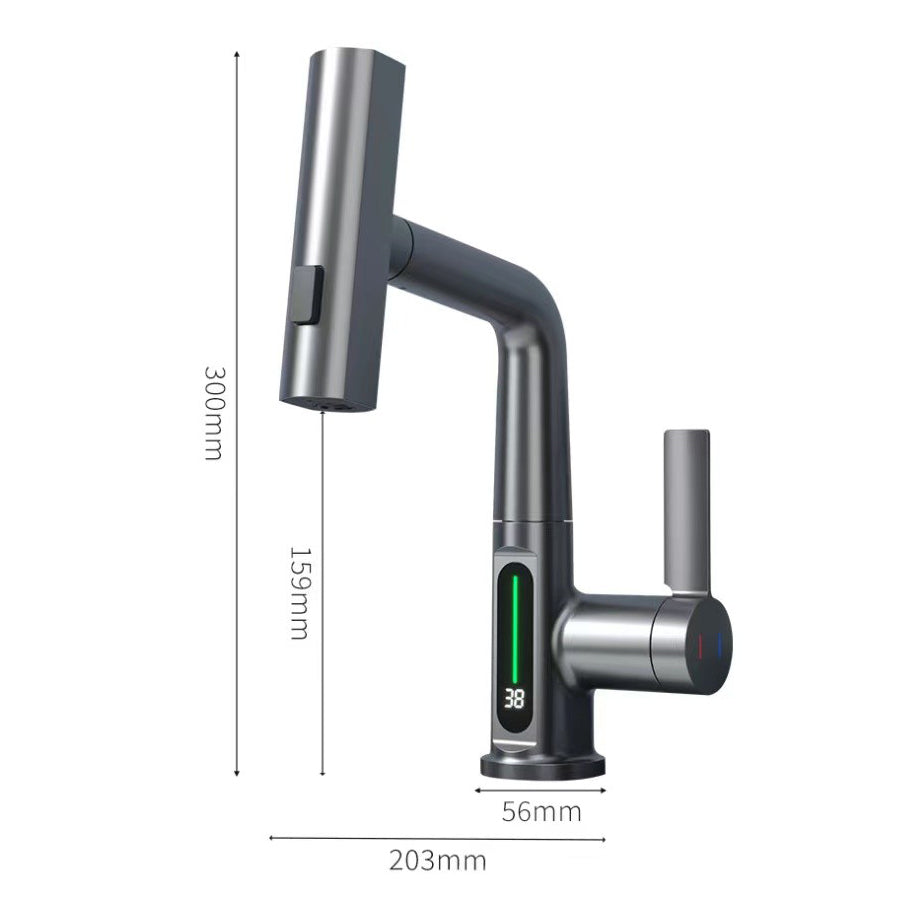 Tesrin M-T105 High-quality Basin Faucet with Diverse Water Output Modes