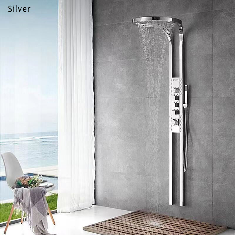 Tesrin TS-130 Tesrin Modern Shower with Adjustable Water Outlet at Any Angle