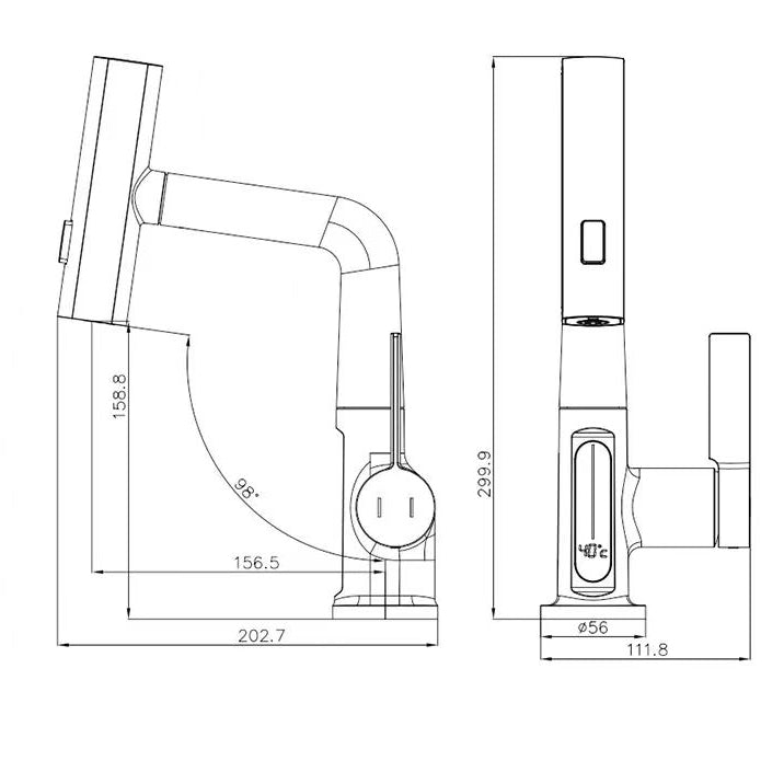 Tesrin M-T105 High-quality Basin Faucet with Diverse Water Output Modes