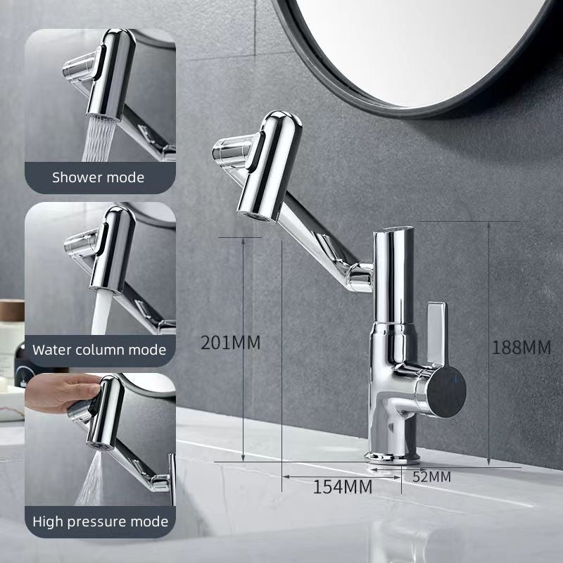 Tesrin M-T103-1 One-key Switching Multi-functional Basin Faucet