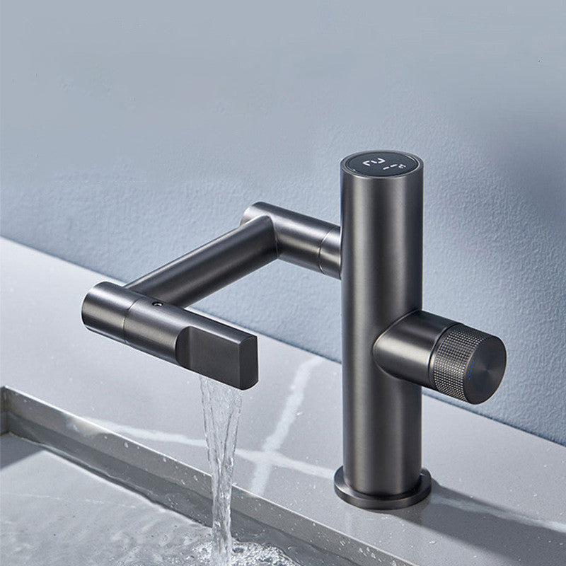 Tesrin M-T103 Digital Display Rotating Hot and Cold Basin Faucet