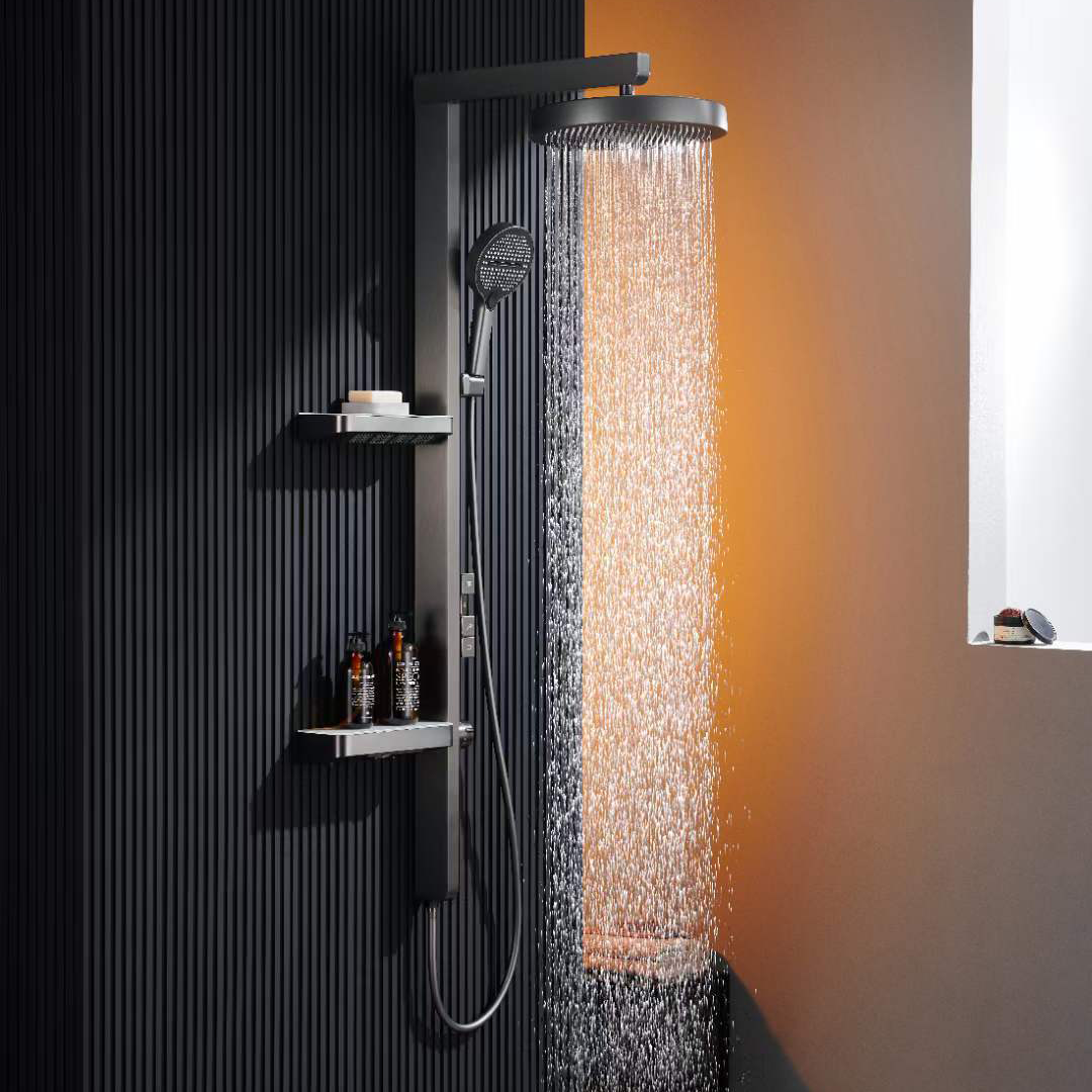 Tesrin TS-131  Four-speed Piano Key Love Staircase Digital Display Shower