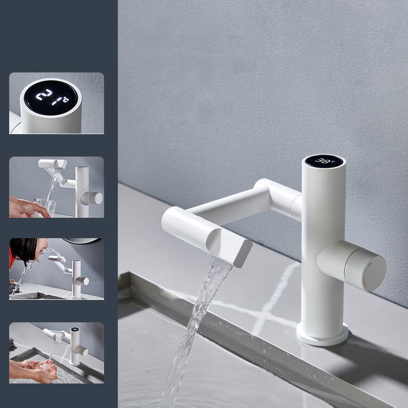 Tesrin M-T103 Digital Display Rotating Hot and Cold Basin Faucet