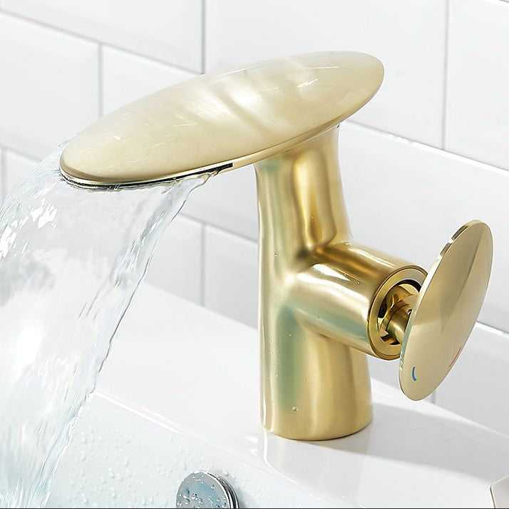 Tesrin MF009 Brass Body Waterfall Style Basin Faucet